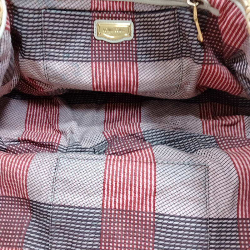 Miu Tote Bag Brown Straw