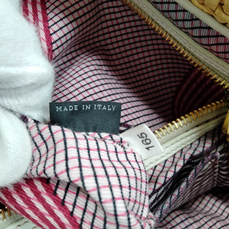 Miu Tote Bag Brown Straw