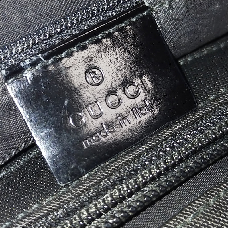 Gucci Hand Bag Black Nylon