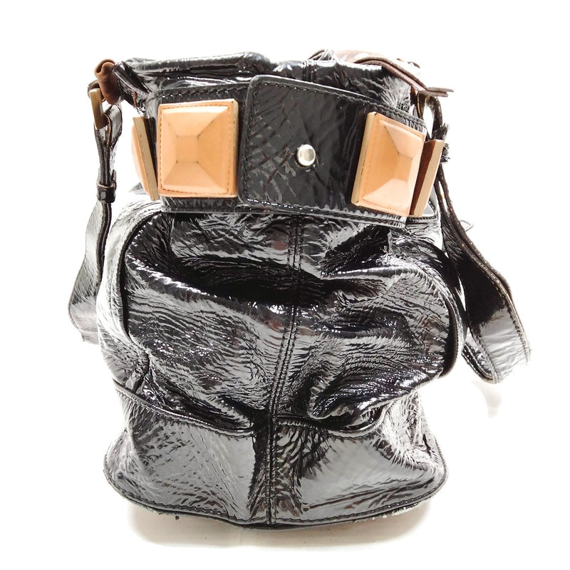 Chloe Hand Bag Black Patent Leather