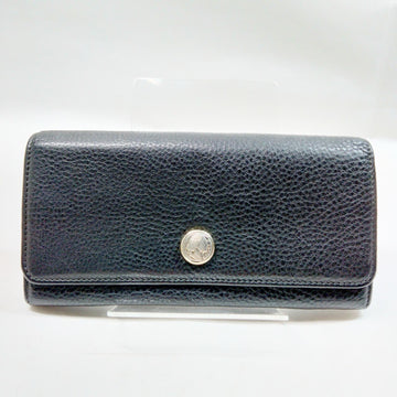 Bvlgari Long Wallet Black Leather