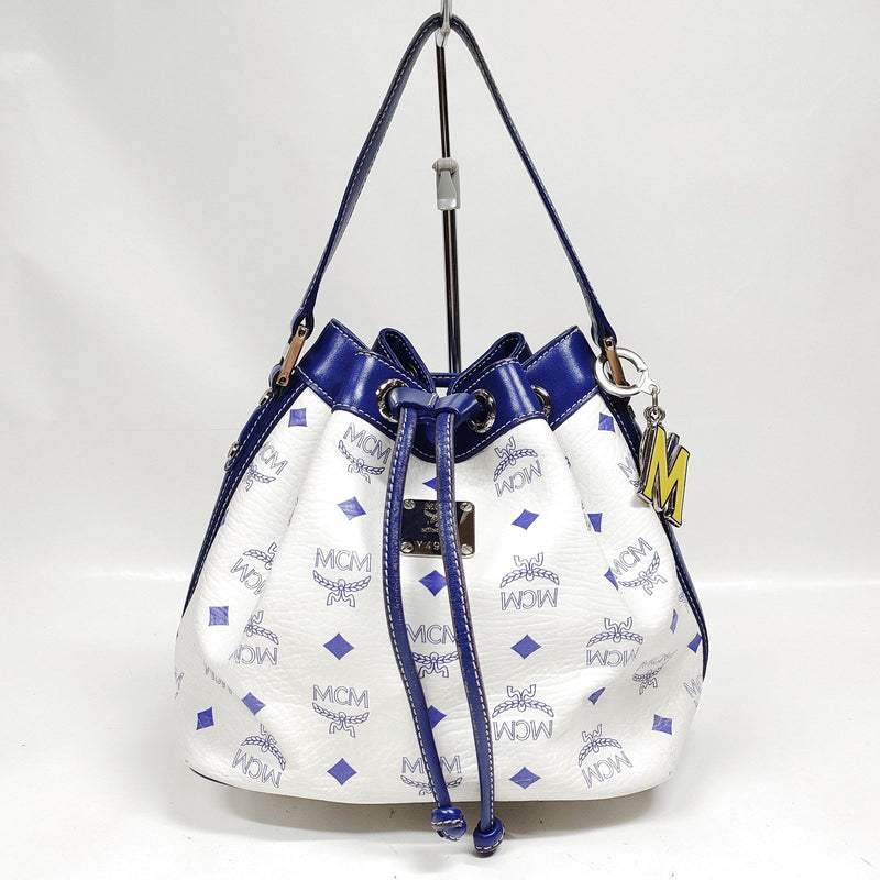 Mcm Hand Bag White Pvc