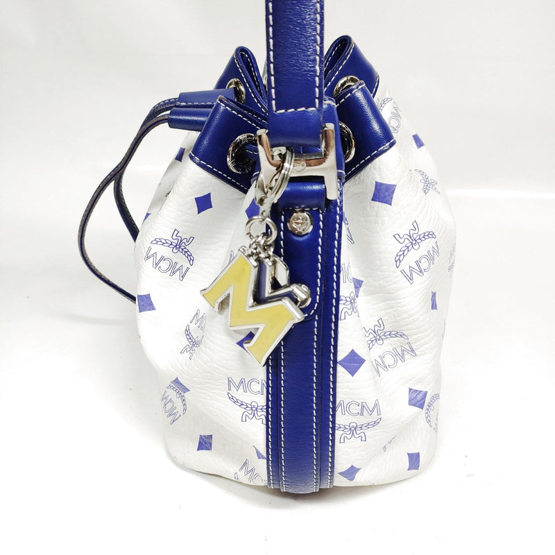 Mcm Hand Bag White Pvc