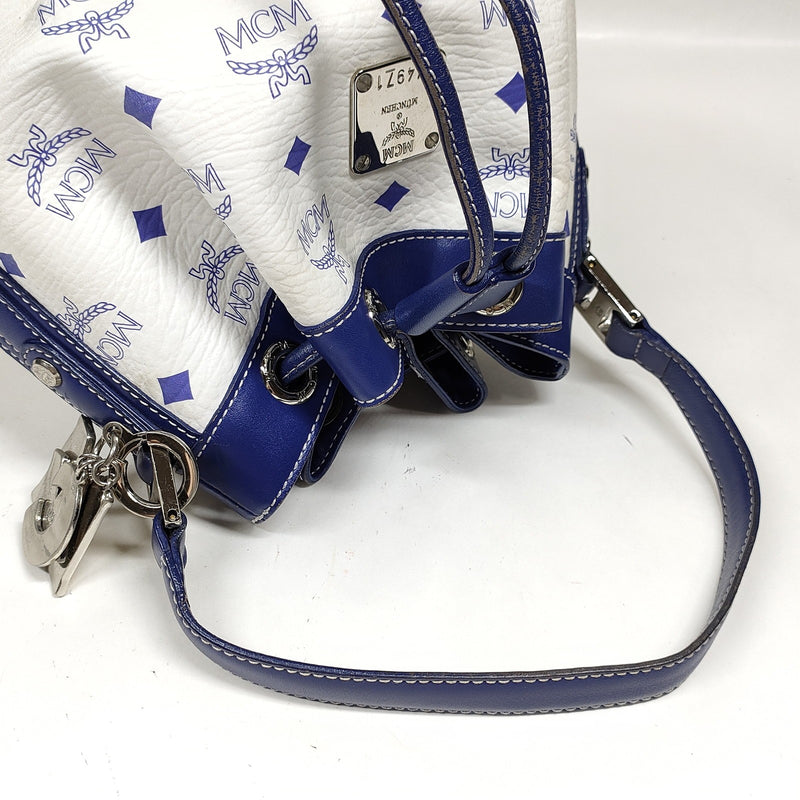 Mcm Hand Bag White Pvc