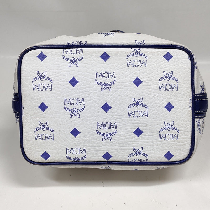 Mcm Hand Bag White Pvc