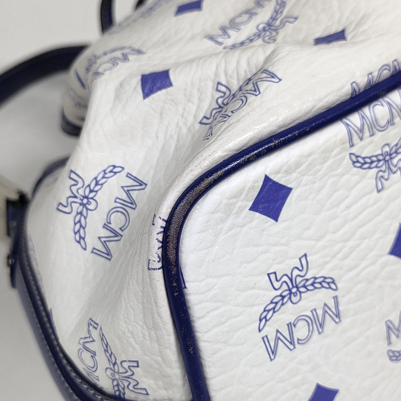 Mcm Hand Bag White Pvc