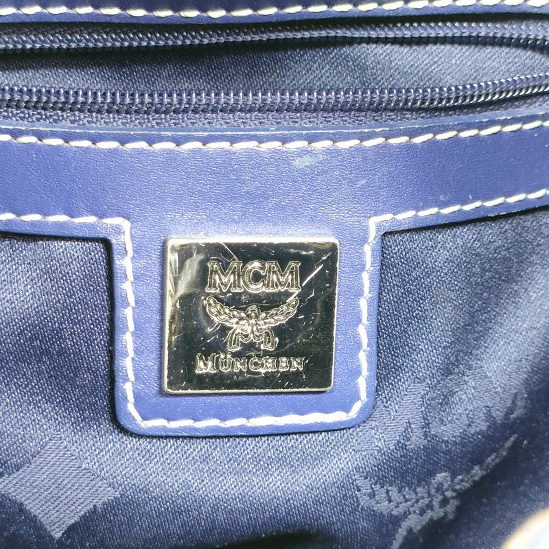 Mcm Hand Bag White Pvc