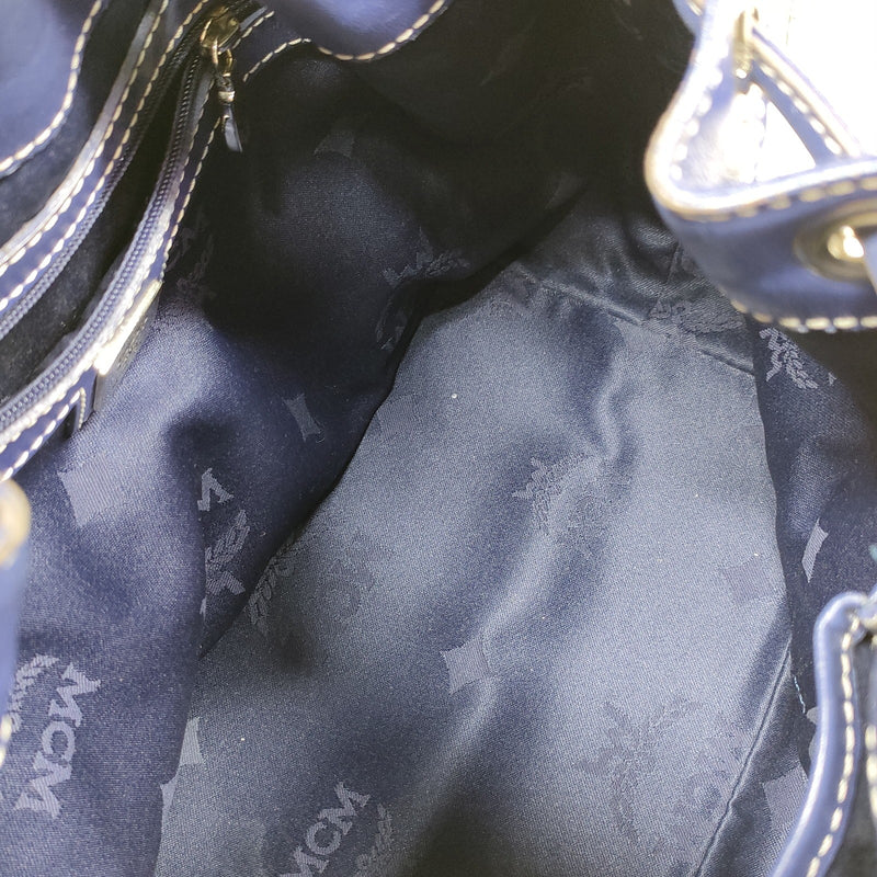 Mcm Hand Bag White Pvc