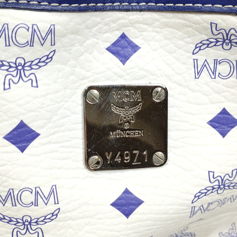 Mcm Hand Bag White Pvc