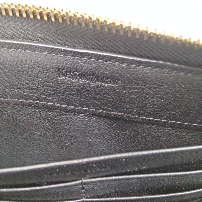 Yves Saint Laurent Long Wallet Black