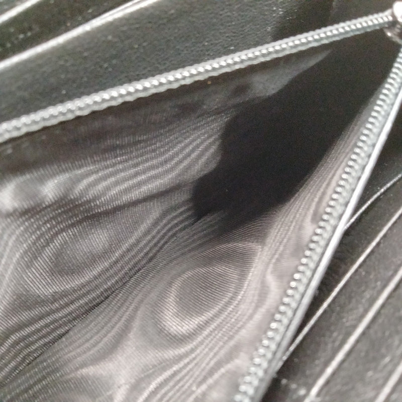 Yves Saint Laurent Long Wallet Black