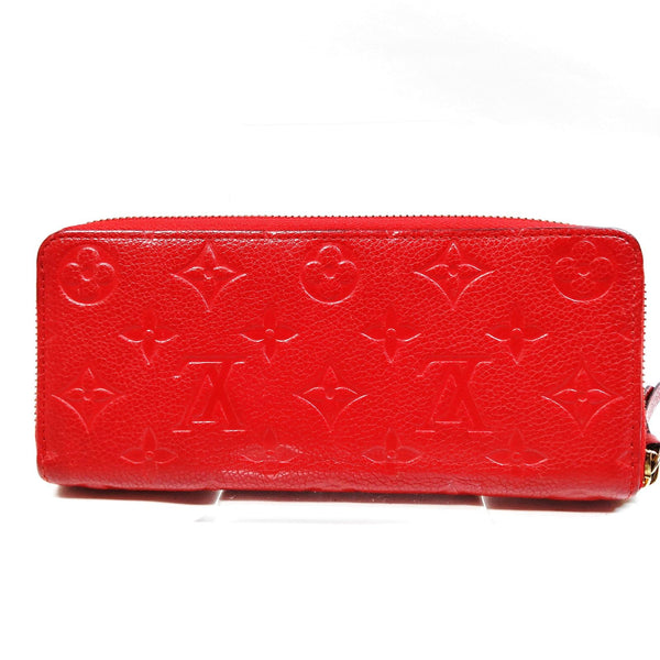 Louis Vuitton Lv Long Wallet Red