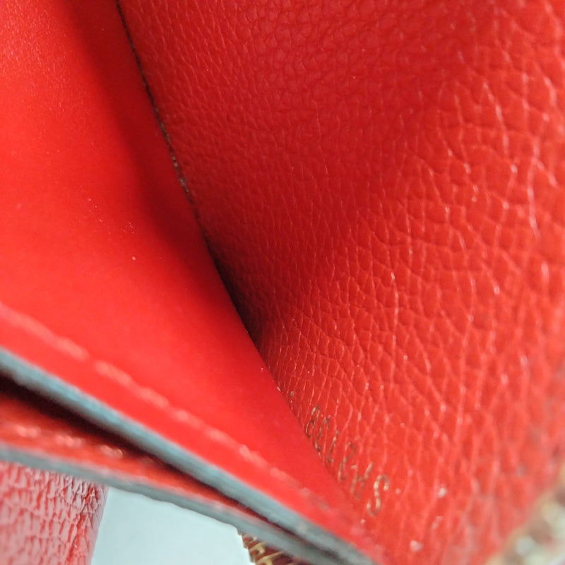 Louis Vuitton Lv Long Wallet Red