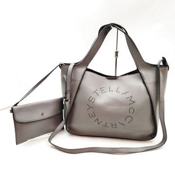 Stella Mccartney Tote Bag Gray Polyester