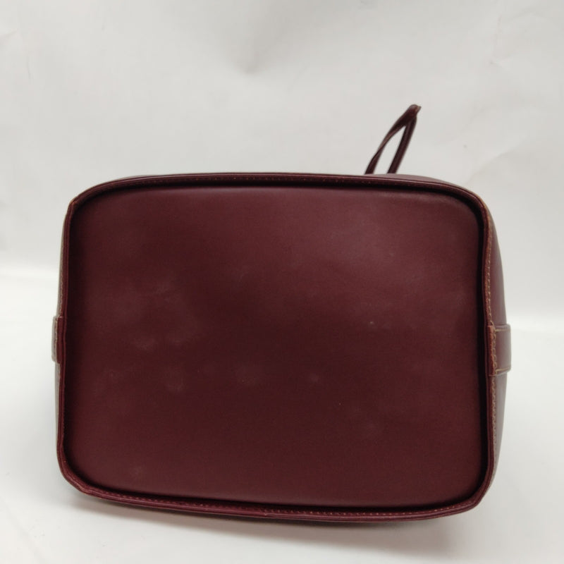 Cartier Shoulder Bag Bordeaux Leather