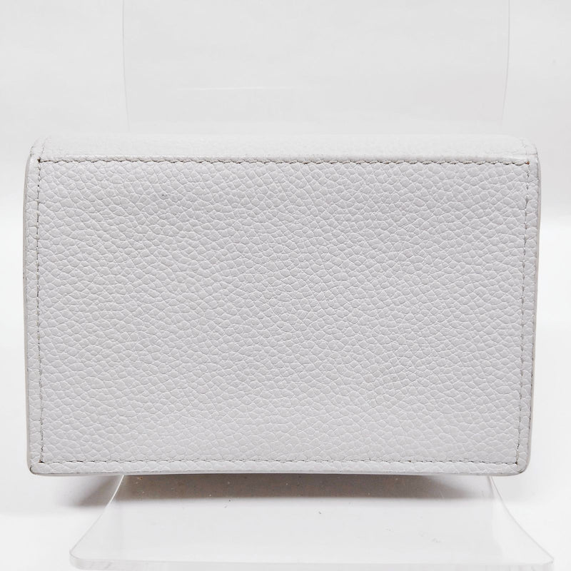 Saint Laurent Card Case White Leather