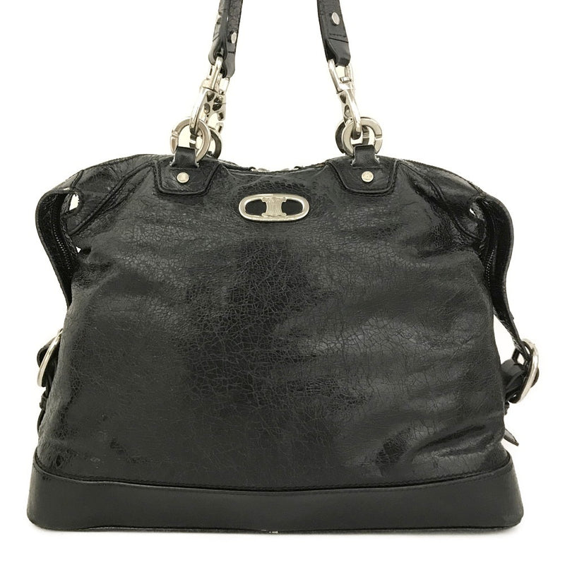 Celine Macadam Crack Patent Leather