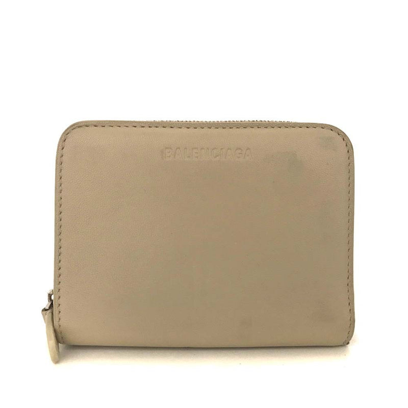 Balenciaga Logo Leather Bifold Wallet
