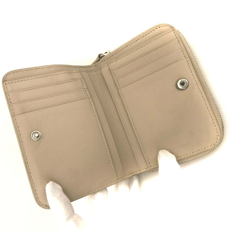 Balenciaga Logo Leather Bifold Wallet