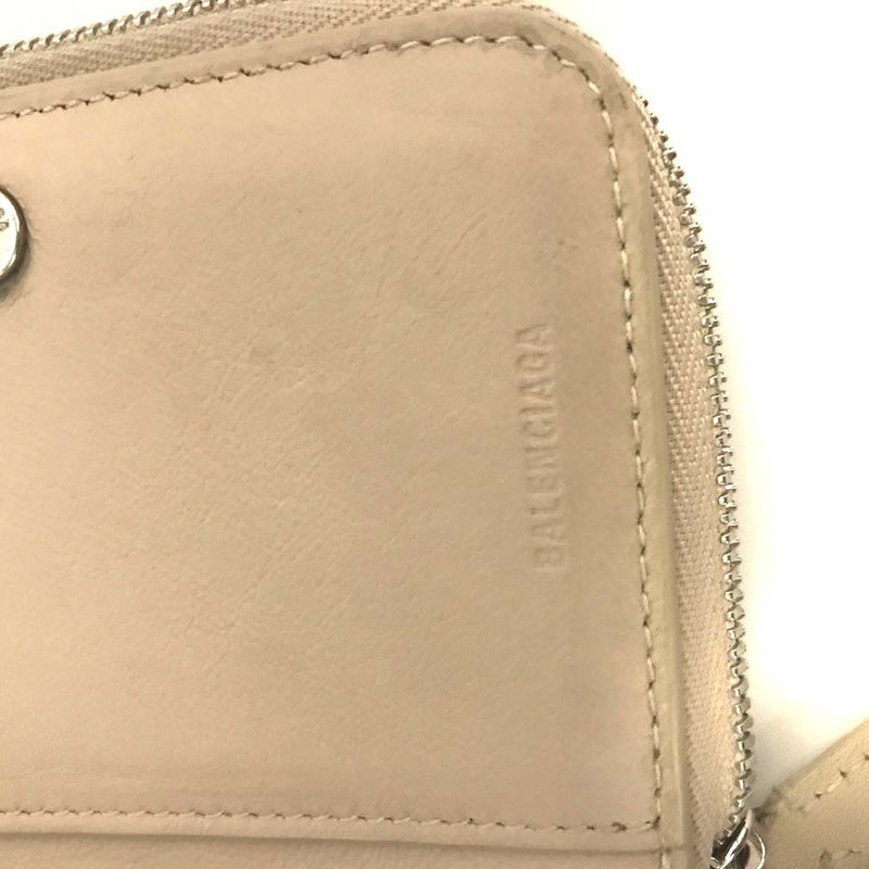 Balenciaga Logo Leather Bifold Wallet