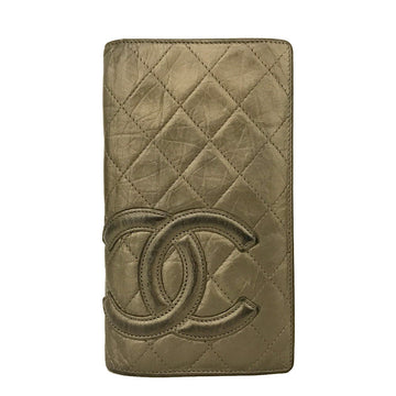 Chanel Combon Line Lambskin Long Bifold