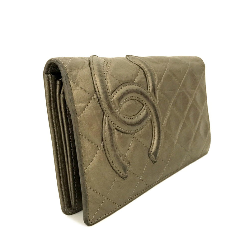Chanel Combon Line Lambskin Long Bifold