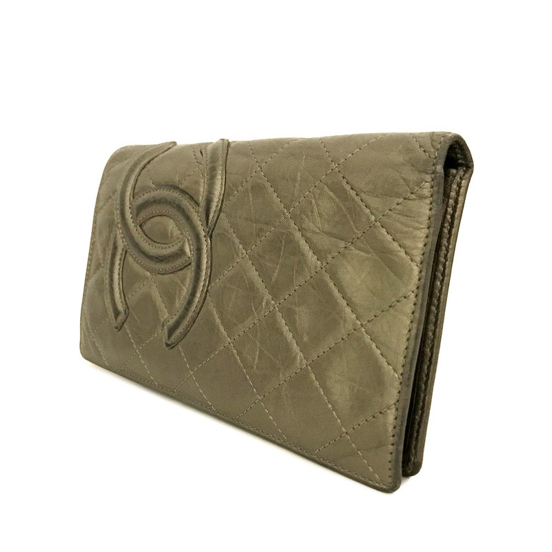 Chanel Combon Line Lambskin Long Bifold