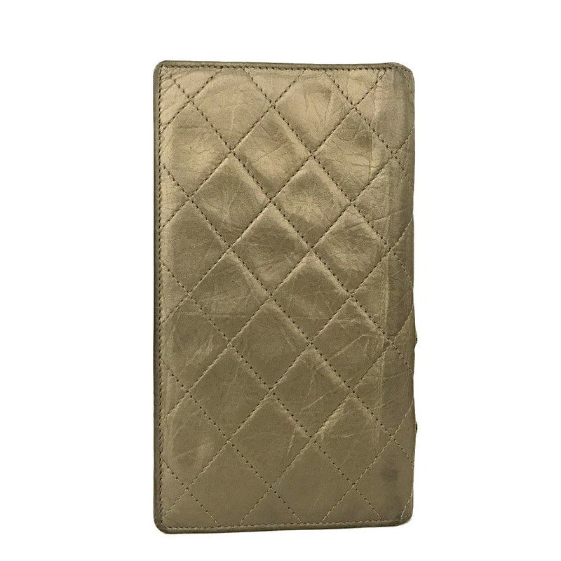 Chanel Combon Line Lambskin Long Bifold