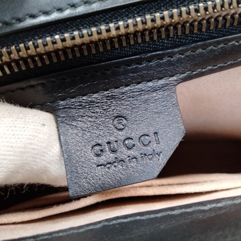 Gucci Hand Bag Brown Pvc