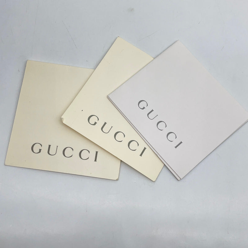 Gucci Metal Handle Black Leather
