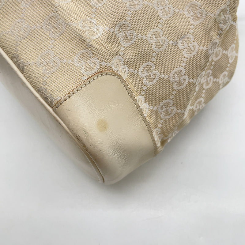 Gucci Gg Canvas X Leather Metal