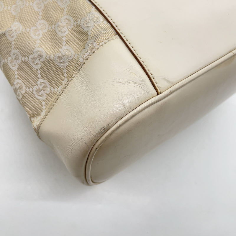 Gucci Gg Canvas X Leather Metal