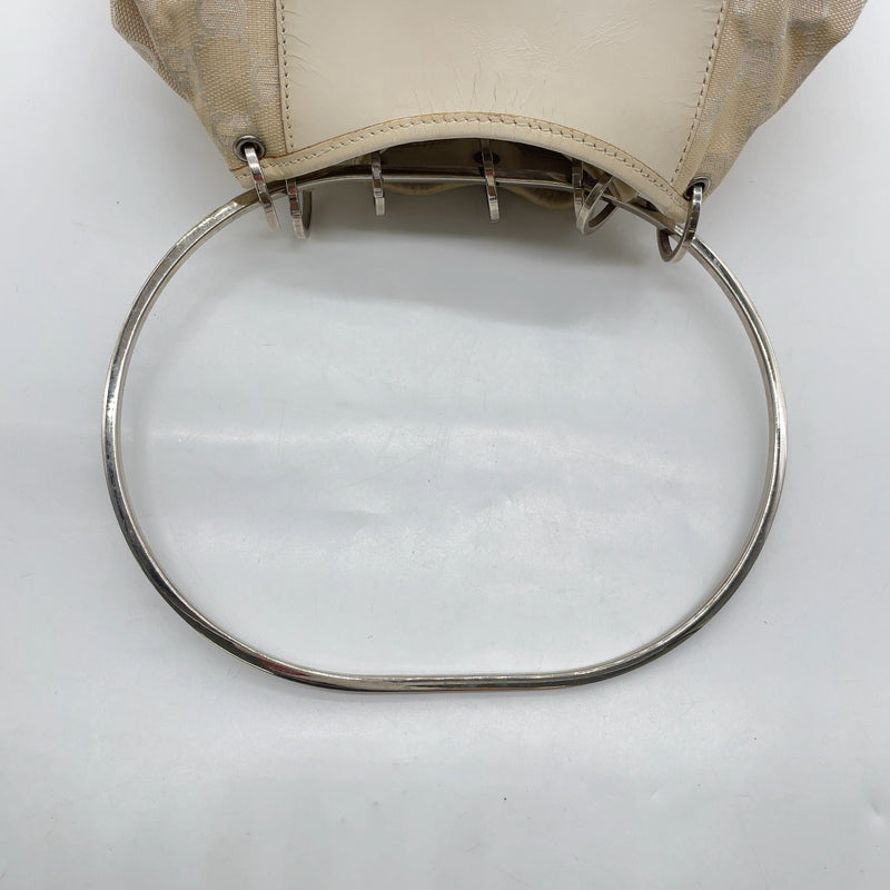 Gucci Gg Canvas X Leather Metal