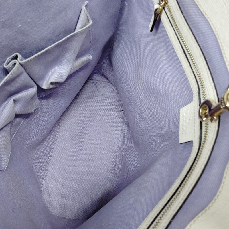 Gucci Tote Bag White Pvc