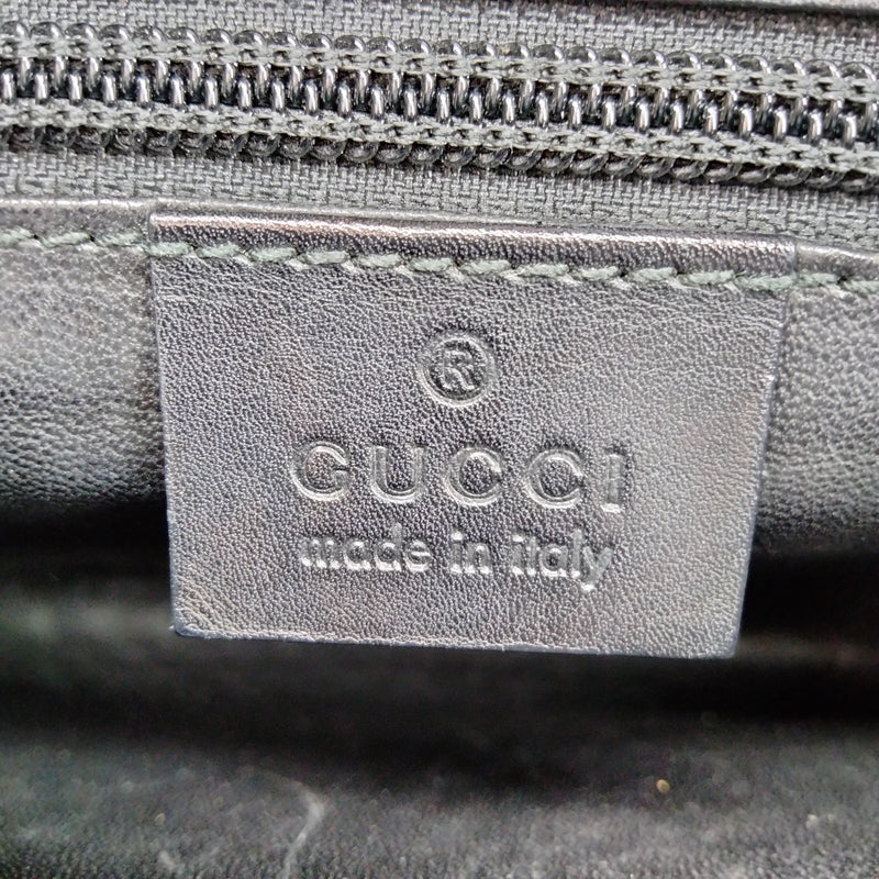 Gucci Hand Bag Black Leather