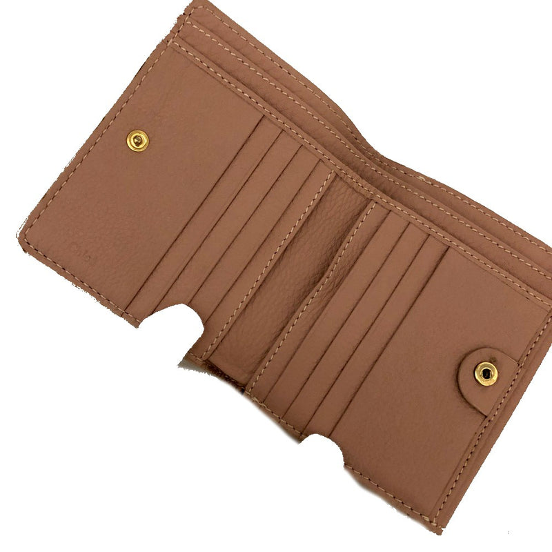 Chloe Mercy Leather Bifold Wallet Purse