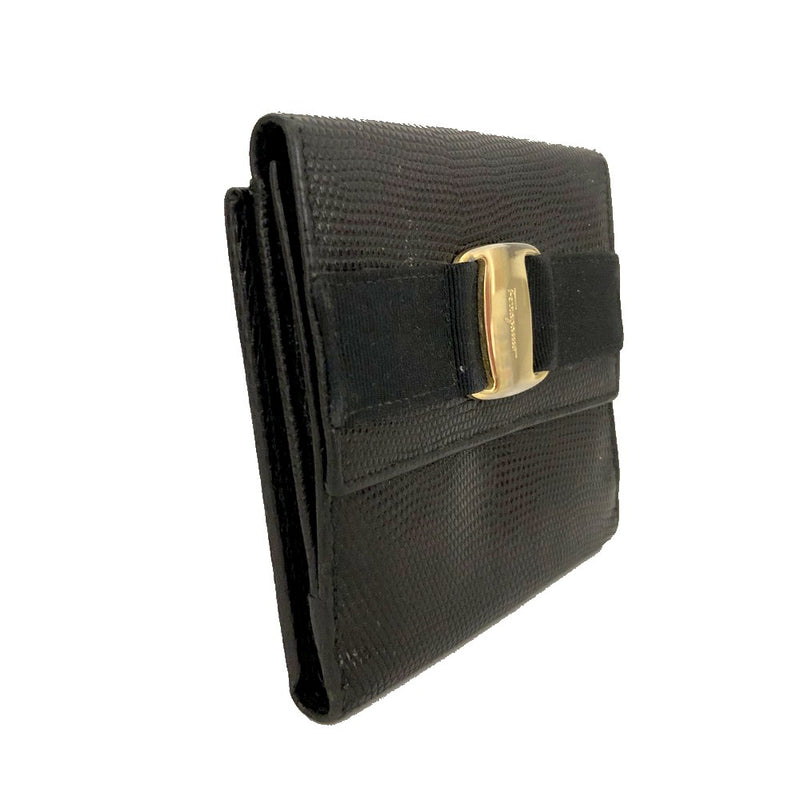 Salvatore Ferragamo Vara Leather Bifold