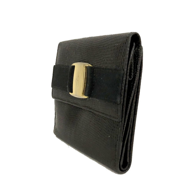 Salvatore Ferragamo Vara Leather Bifold