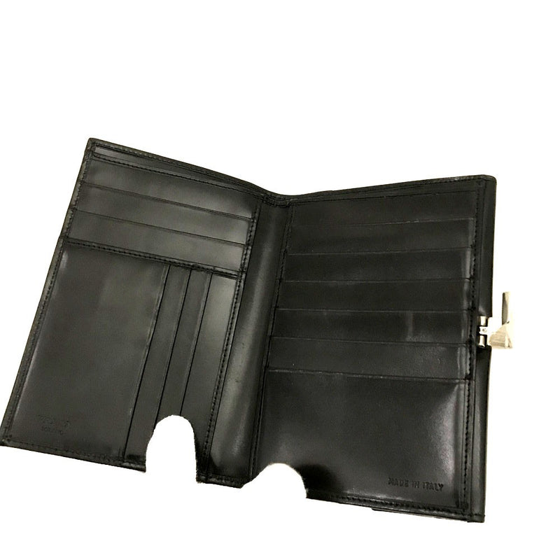 Prada Logo Leather Bifold Wallet