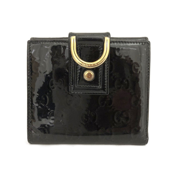 Gucci Abbey Gg Logo Patent Leather