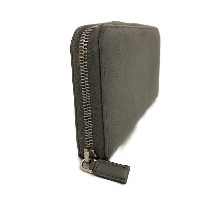 Prada Saffiano Leather Zip Around Long