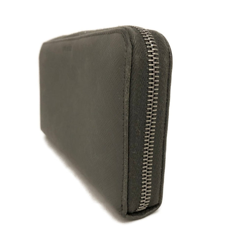 Prada Saffiano Leather Zip Around Long