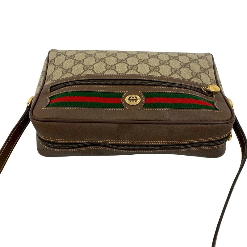 Ophidia Shoulder Bag Gg Coated Canvas