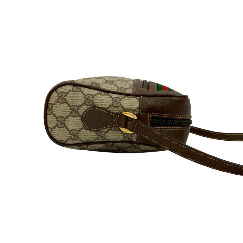 Ophidia Shoulder Bag Gg Coated Canvas