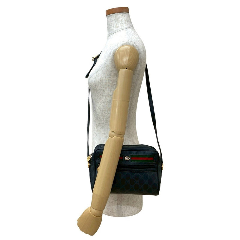 Ophidia Shoulder Bag Gg Coated Canvas