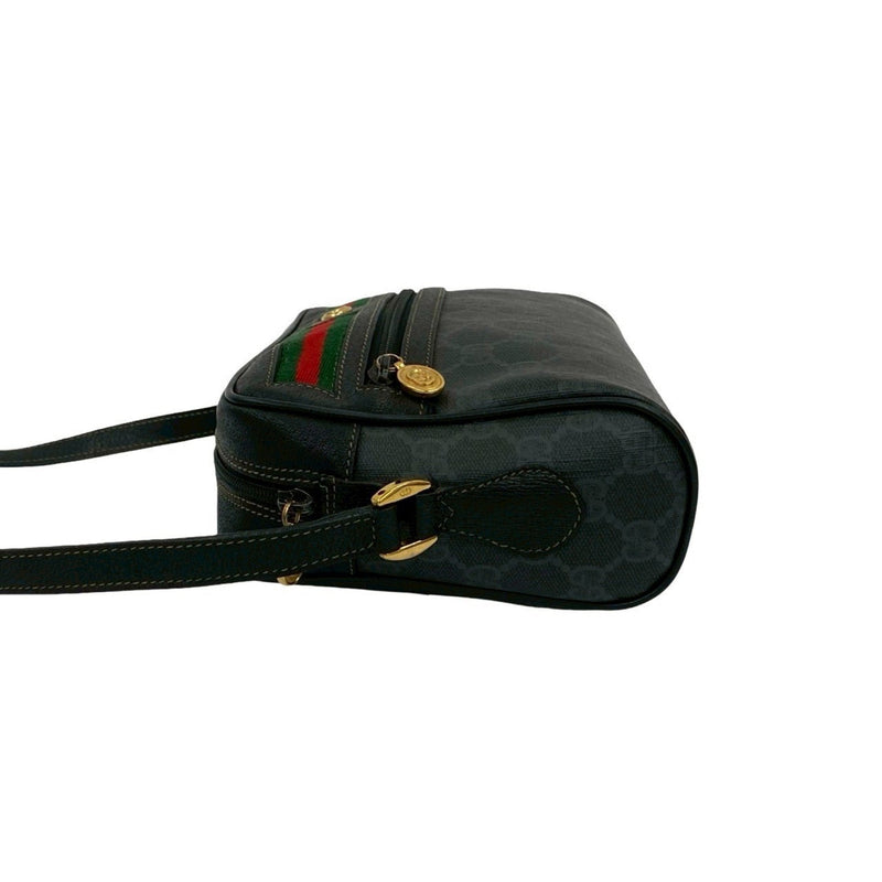 Ophidia Shoulder Bag Gg Coated Canvas