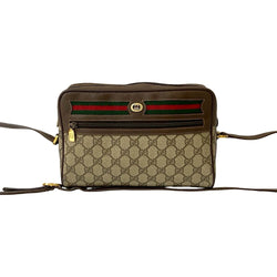 Ophidia Shoulder Bag Gg Coated Canvas