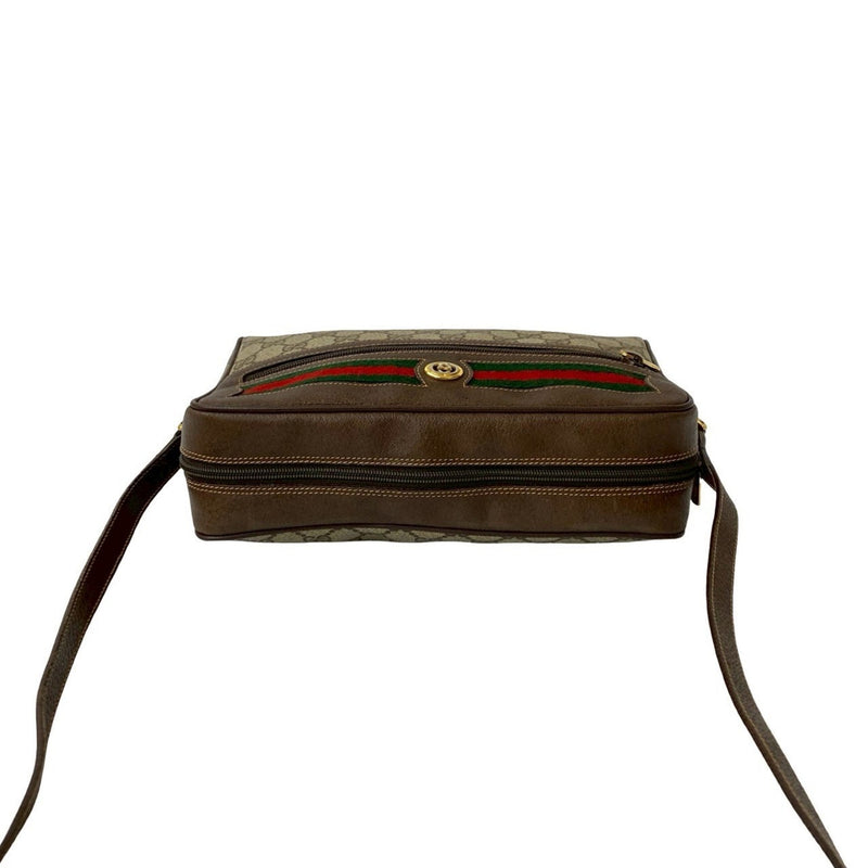 Ophidia Shoulder Bag Gg Coated Canvas