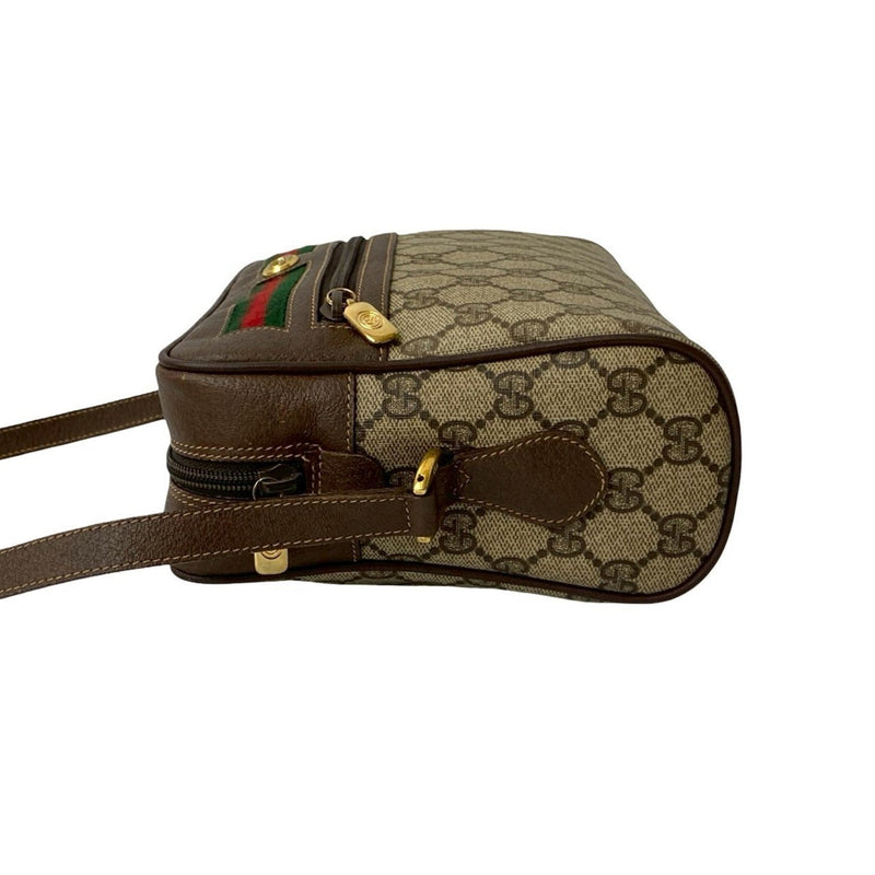 Ophidia Shoulder Bag Gg Coated Canvas