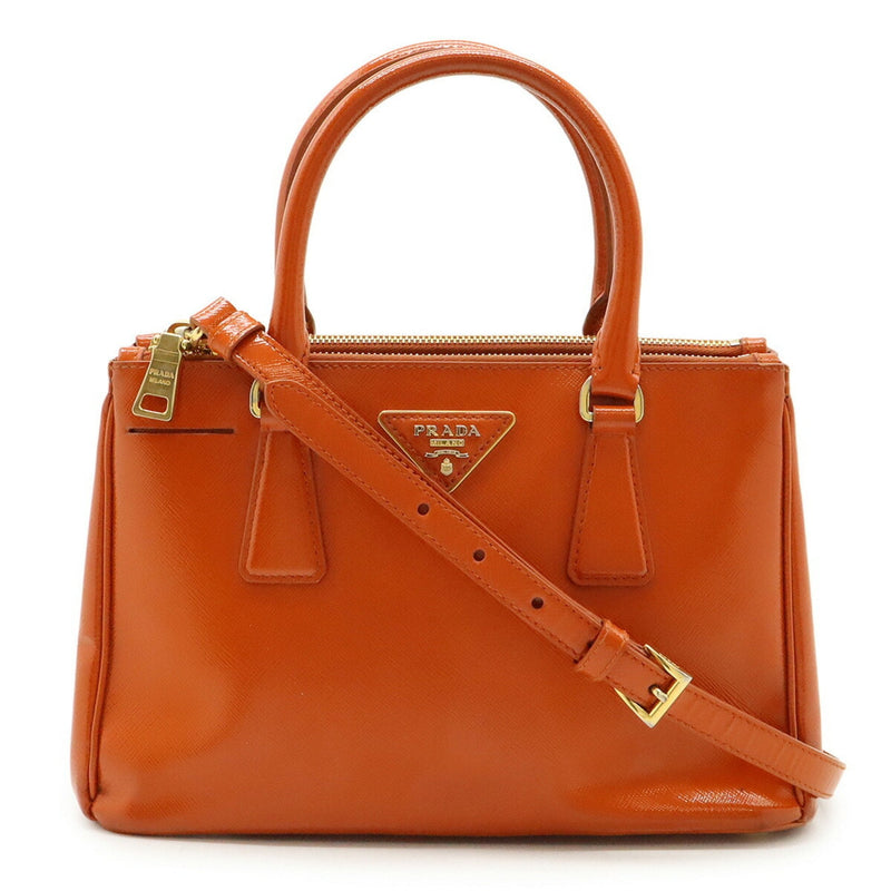 Double Zip Lux Tote Vernice Saffiano